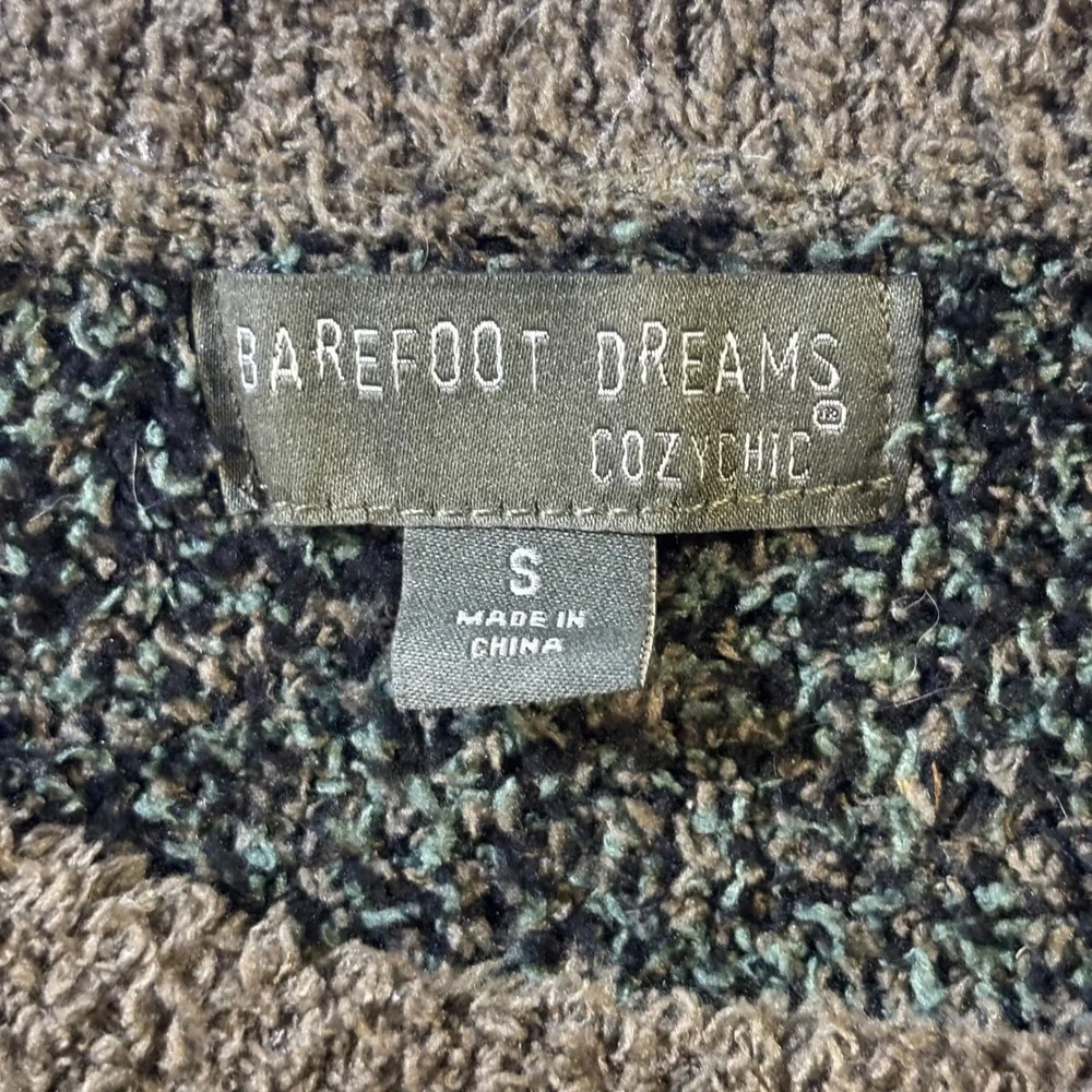 Barefoot‎ Dreams CozyChic Camo Print Pullover Sweater Women's Small - Picture 4 of 12